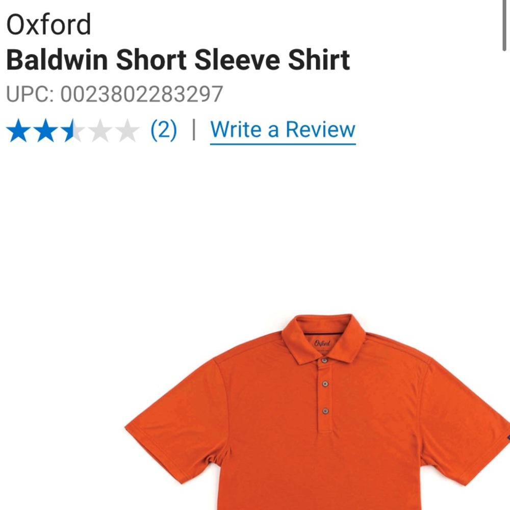 Men’s Rust colored polo